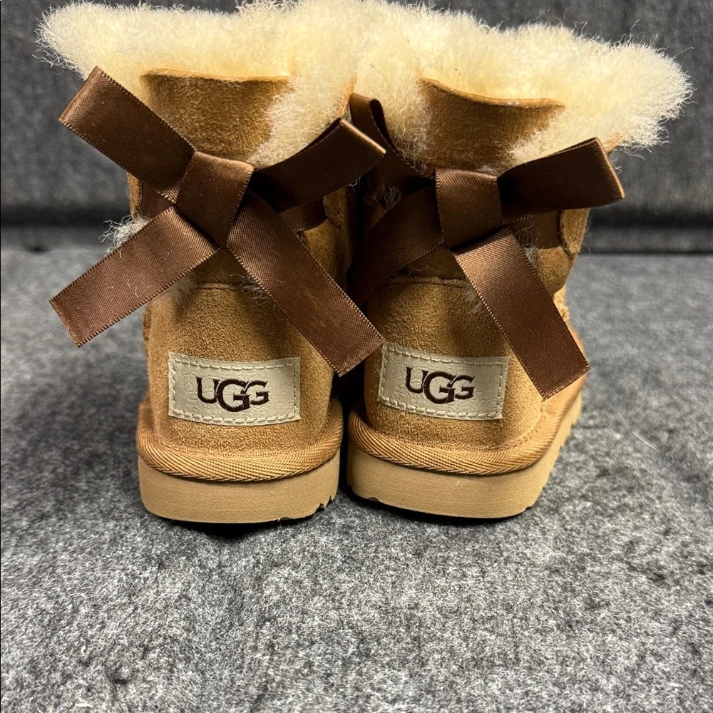 UGG Tan Kids Boots - Picture 2 of 8